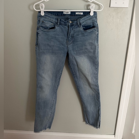 Kensie Denim - Kenzie Skinny Crop Stylish Blue Denim Jeans- size 6